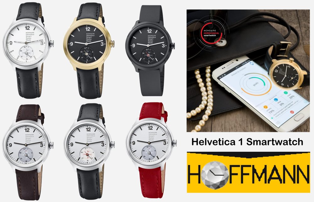 Helvetica-1-Smartwatch, Mondaine-Smartwatch