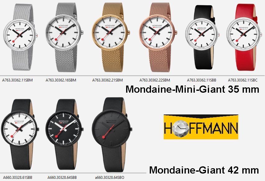 Mondaine-Giant, Mondaine-Mini-Giant